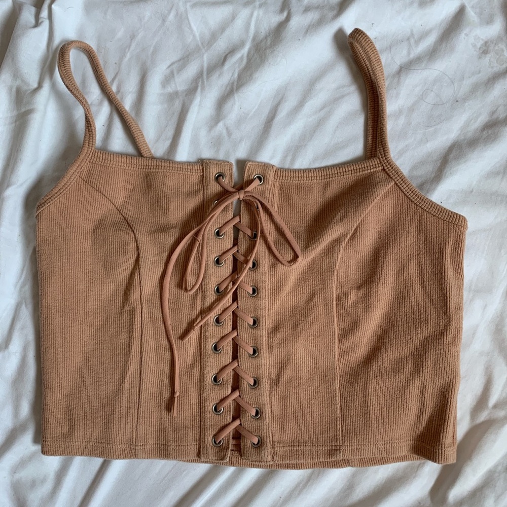 TIE UP CROP TOP